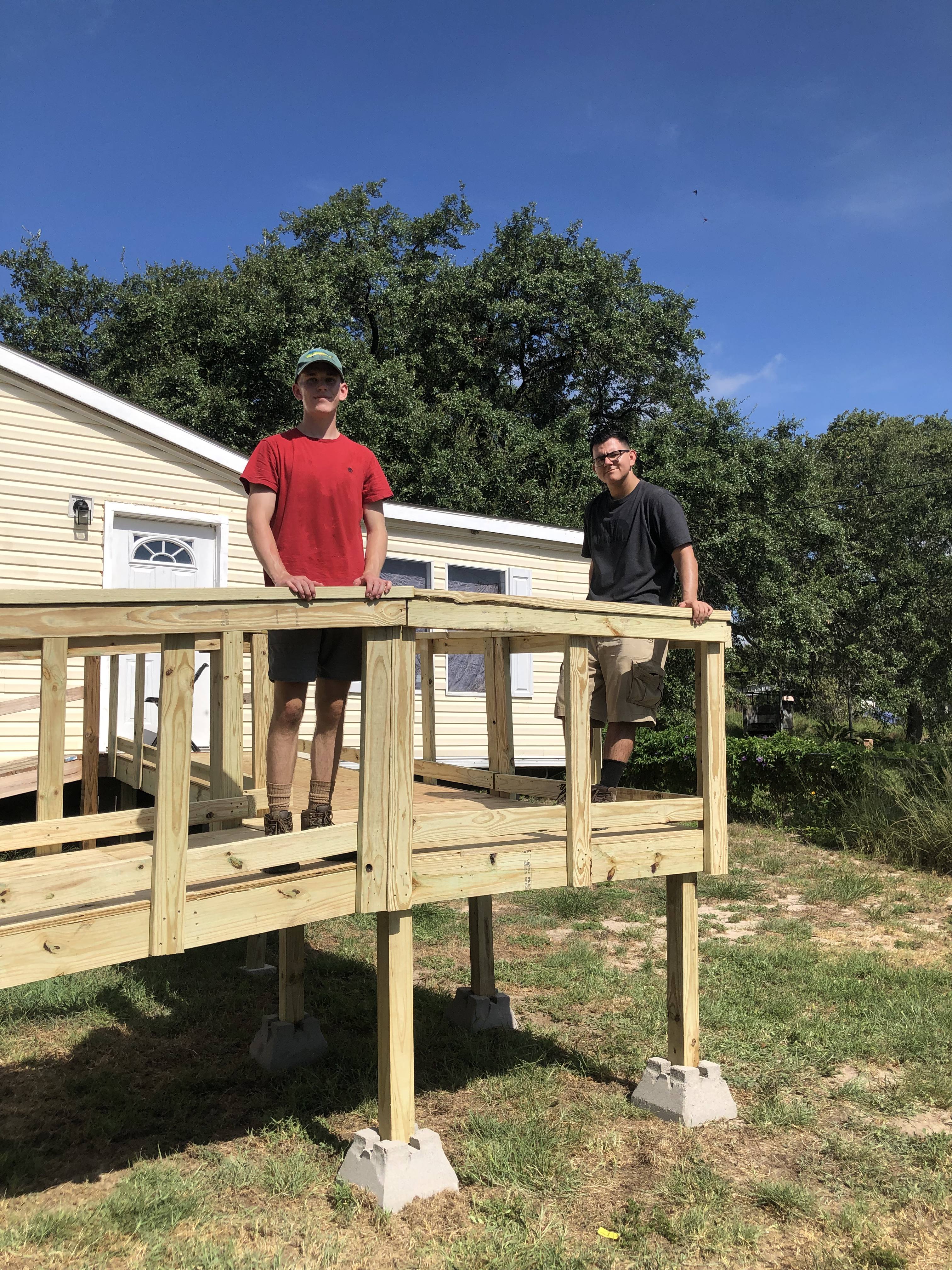 Volunteer carpentry